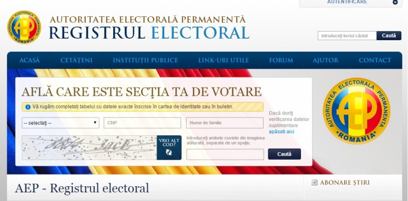 registrul electoral